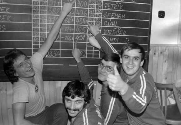 1981 - A-čko: Z.Kandl, J.Kandl ml., L.Voráček, L.Gúhl ml.