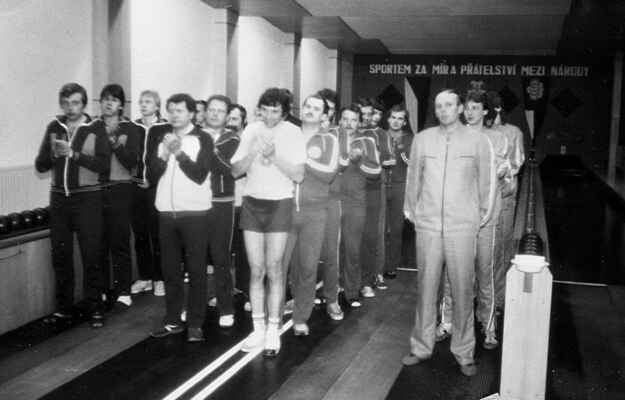 1987 - Zábřeh n.M., kvalifikace do ČNL: J.Kandl ml., L.Gúhl ml., Z.Kandl, R.Voráček, L.Procházka, J.Seeman, Z.Gúhl
