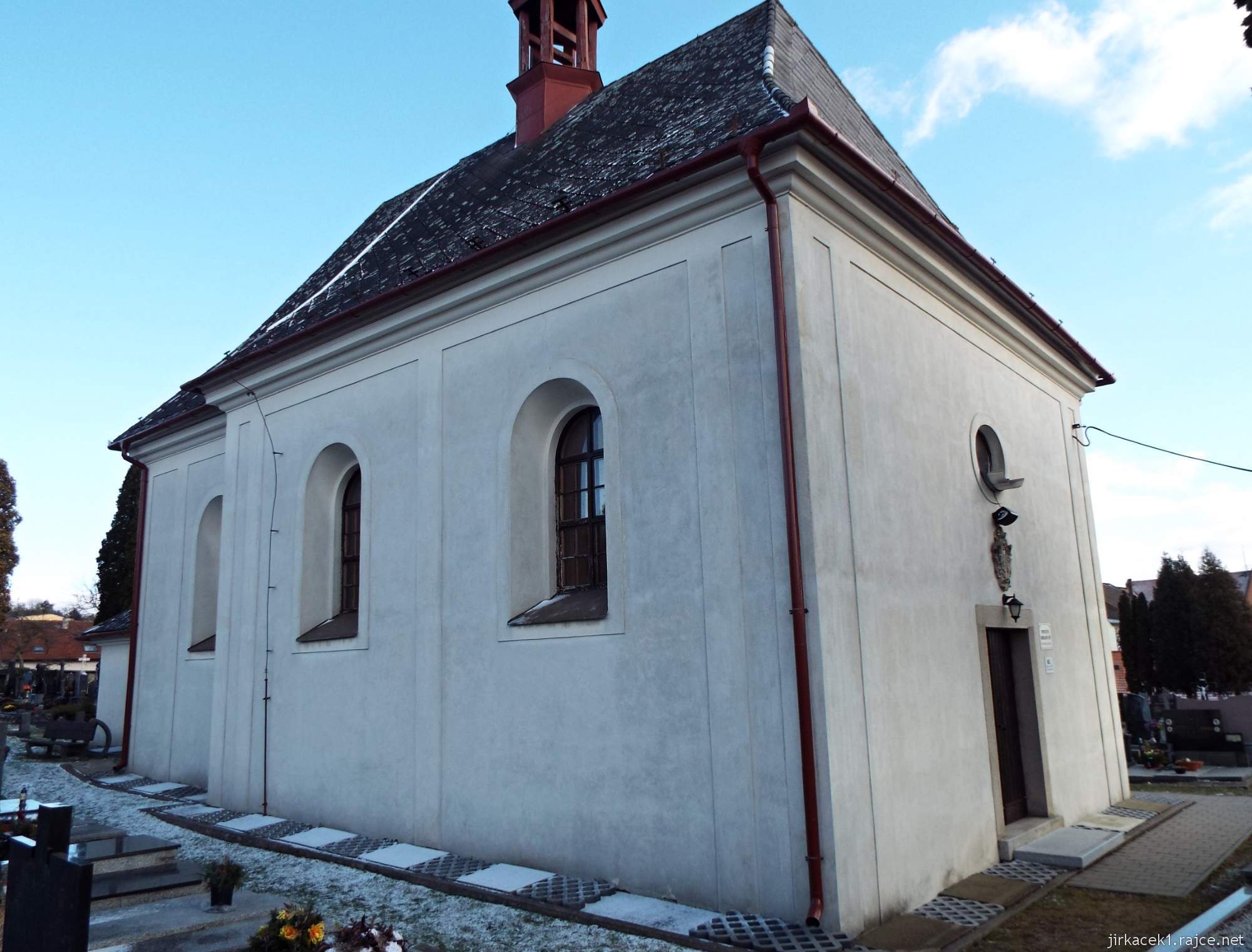 Konice - kostel sv. Jana Křtitele - čelní pohled